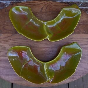 Vintage California Originals Pottery 146-296 Original Green Chip Dip Replacement